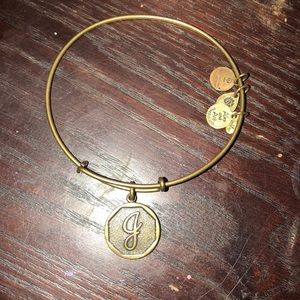 “J” Alex and Ani bracelet